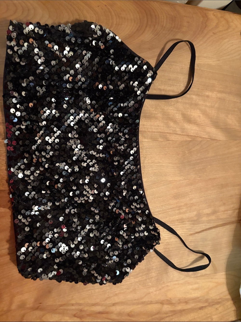 Garage Black Sequin Girls' One-Piece Bodysuit